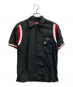 hystericsヒステリックス）の古着「ボーリングシャツ」｜ブラック×レッド