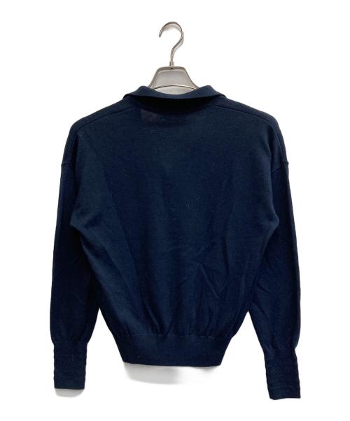 MACPHEE（マカフィー）MACPHEE (マカフィー) コットンウール ポロプルオーバー ネイビー サイズ:S 未使用品の古着・服飾アイテム