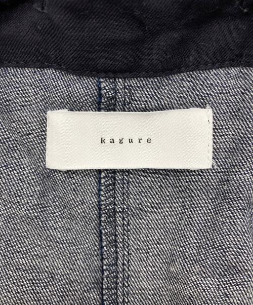 KAGURE（カグレ）KAGURE (カグレ) デニムイージーサロペット インディゴ サイズ:FREEの古着・服飾アイテム