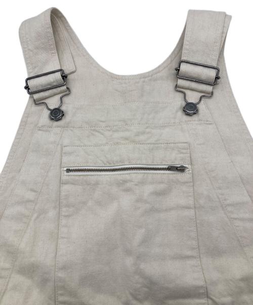 MHL（エムエイチエル）MHL (エムエイチエル) NATURAL DENIM オーバーオール ベージュ サイズ:1の古着・服飾アイテム