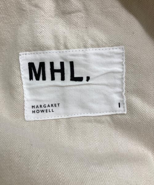MHL（エムエイチエル）MHL (エムエイチエル) NATURAL DENIM オーバーオール ベージュ サイズ:1の古着・服飾アイテム