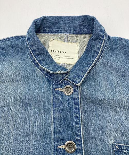 soulberry（ソウルベリー）soulberry (ソウルベリー) なにかと頼れるデニムのジャケット インディゴ サイズ:Mの古着・服飾アイテム