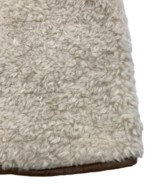 JOURNAL STANDARD relume（ジャーナルスタンダード レリューム）JOURNAL STANDARD relume (ジャーナルスタンダード レリューム) シープフェイクファージップベスト ベージュ サイズ:Fの古着・服飾アイテム