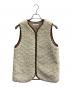 JOURNAL STANDARD relume（ジャーナルスタンダード レリューム）の古着「シープフェイクファージップベスト」｜ベージュ