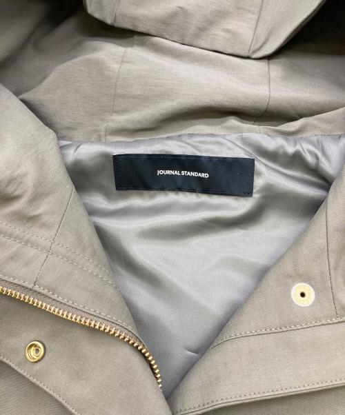 JOURNAL STANDARD（ジャーナルスタンダード）JOURNAL STANDARD (ジャーナルスタンダード) グログランZIPフードブルゾン ベージュ サイズ:FREEの古着・服飾アイテム