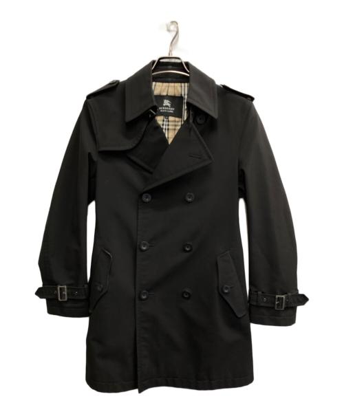 BURBERRY BLACK LABEL（バーバリーブラックレーベル）BURBERRY BLACK LABEL (バーバリーブラックレーベル) 裏地ノバチェックトレンチコート ブラック サイズ:Mの古着・服飾アイテム