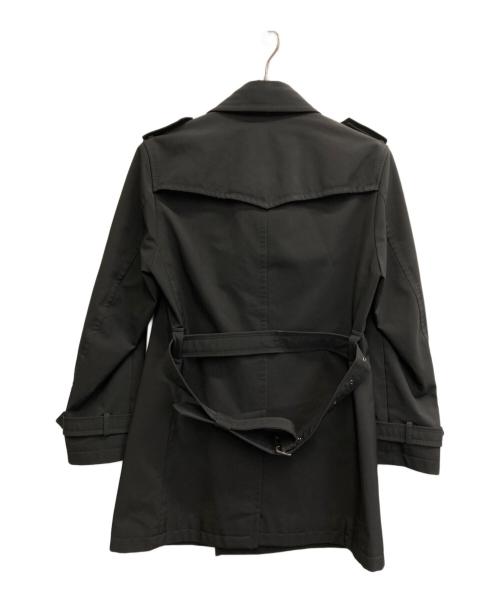 BURBERRY BLACK LABEL（バーバリーブラックレーベル）BURBERRY BLACK LABEL (バーバリーブラックレーベル) 裏地ノバチェックトレンチコート ブラック サイズ:Mの古着・服飾アイテム