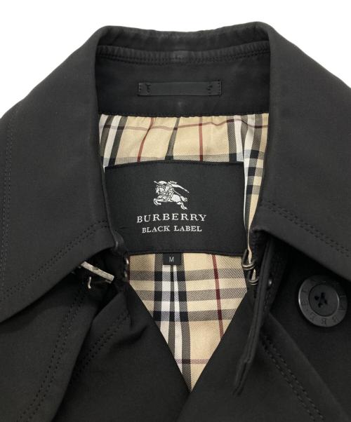 BURBERRY BLACK LABEL（バーバリーブラックレーベル）BURBERRY BLACK LABEL (バーバリーブラックレーベル) 裏地ノバチェックトレンチコート ブラック サイズ:Mの古着・服飾アイテム