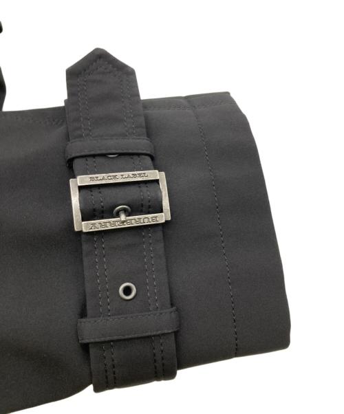 BURBERRY BLACK LABEL（バーバリーブラックレーベル）BURBERRY BLACK LABEL (バーバリーブラックレーベル) 裏地ノバチェックトレンチコート ブラック サイズ:Mの古着・服飾アイテム