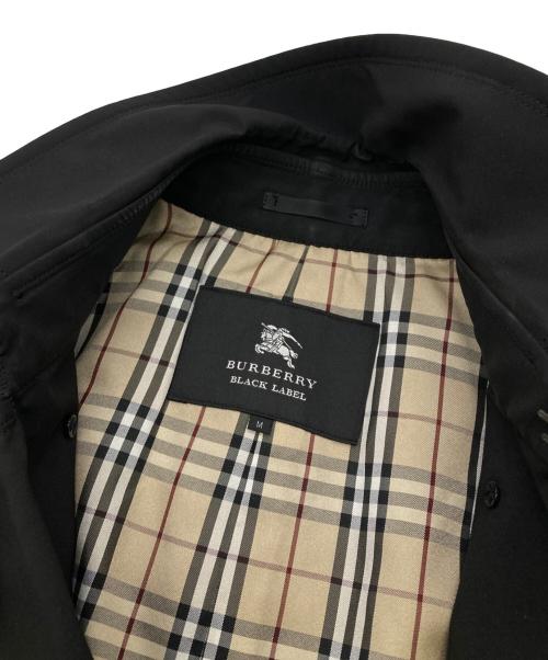 BURBERRY BLACK LABEL（バーバリーブラックレーベル）BURBERRY BLACK LABEL (バーバリーブラックレーベル) 裏地ノバチェックトレンチコート ブラック サイズ:Mの古着・服飾アイテム