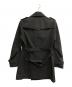 BURBERRY BLACK LABEL (バーバリーブラックレーベル) 裏地ノバチェックトレンチコート ブラック サイズ:M：12000円