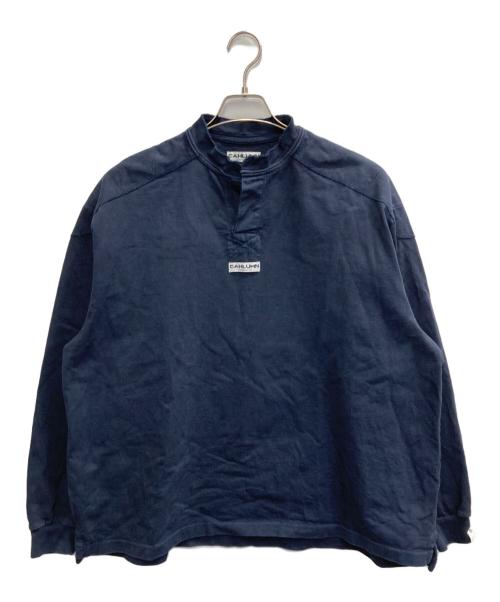 CAHLUMN（カウラム）CAHLUMN (カウラム) ロゴスウェット ネイビー サイズ:Mの古着・服飾アイテム