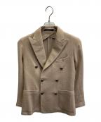 TAGLIATOREタリアトーレ）の古着「Ｗブレストブレザージャケット」｜ベージュ