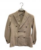TAGLIATOREタリアトーレ）の古着「Ｗブレストブレザージャケット」｜ベージュ