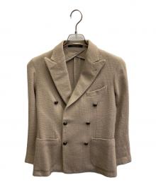 TAGLIATORE（タリアトーレ）の古着「Ｗブレストブレザージャケット」｜ベージュ