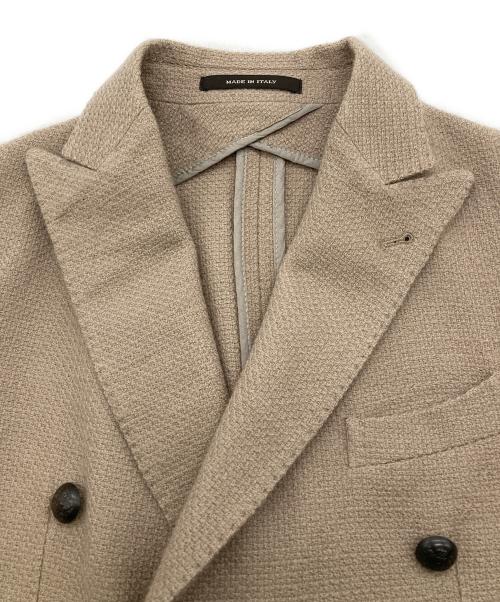 TAGLIATORE（タリアトーレ）TAGLIATORE (タリアトーレ) Ｗブレストブレザージャケット ベージュ サイズ:42の古着・服飾アイテム
