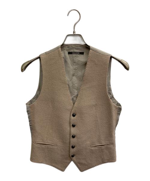 TAGLIATORE（タリアトーレ）TAGLIATORE (タリアトーレ) BRIAN／F ジレ ベージュ サイズ:42/9Rの古着・服飾アイテム