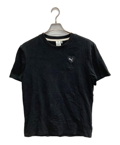 PUMA（プーマ）PUMA (プーマ) AMI Alexandre Mattiussi (アミアレクサンドルマテュッシ) Tシャツ ブラック サイズ:Mの古着・服飾アイテム