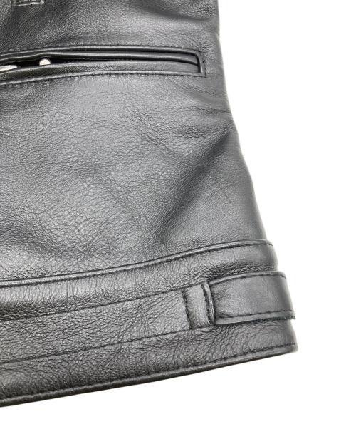 JAMES GROSE（ジェームスグロース）JAMES GROSE (ジェームスグロース) ニューマニラ/NEW MANILA ライダースジャケット ブラック サイズ:36の古着・服飾アイテム