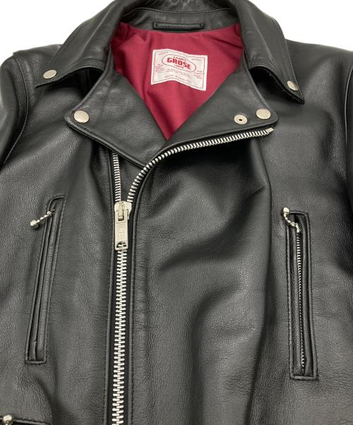 JAMES GROSE（ジェームスグロース）JAMES GROSE (ジェームスグロース) ニューマニラ/NEW MANILA ライダースジャケット ブラック サイズ:36の古着・服飾アイテム