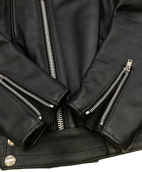 JAMES GROSE（ジェームスグロース）JAMES GROSE (ジェームスグロース) ニューマニラ/NEW MANILA ライダースジャケット ブラック サイズ:36の古着・服飾アイテム