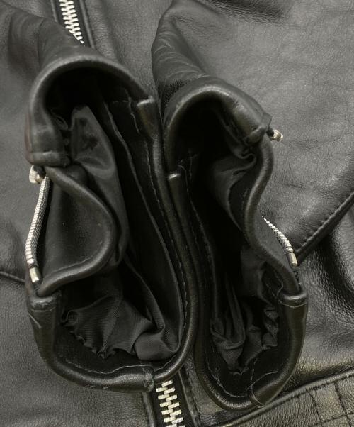 JAMES GROSE（ジェームスグロース）JAMES GROSE (ジェームスグロース) ニューマニラ/NEW MANILA ライダースジャケット ブラック サイズ:36の古着・服飾アイテム