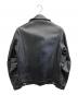 JAMES GROSE (ジェームスグロース) ニューマニラ/NEW MANILA ライダースジャケット ブラック サイズ:36：70000円