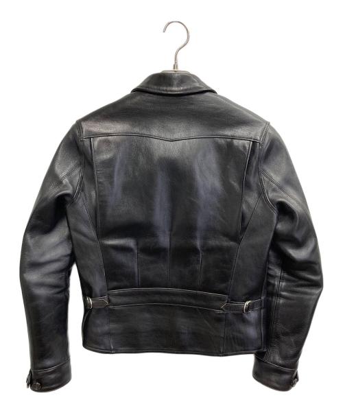 FINE CREEK LEATHERS（ファインクリークレザーズ）FINE CREEK LEATHERS (ファインクリークレザーズ) FCJK028 Santa Anita レザージャケット ブラック サイズ:36の古着・服飾アイテム