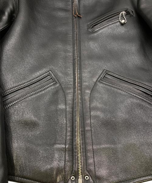 FINE CREEK LEATHERS（ファインクリークレザーズ）FINE CREEK LEATHERS (ファインクリークレザーズ) FCJK028 Santa Anita レザージャケット ブラック サイズ:36の古着・服飾アイテム
