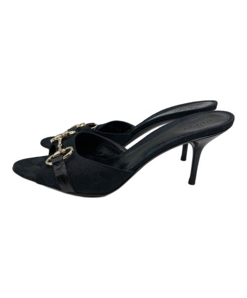 GUCCI（グッチ）GUCCI (グッチ) ビットサンダル ブラック サイズ:38の古着・服飾アイテム