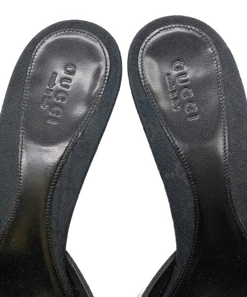 GUCCI（グッチ）GUCCI (グッチ) ビットサンダル ブラック サイズ:38の古着・服飾アイテム