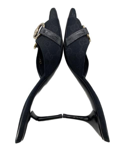 GUCCI（グッチ）GUCCI (グッチ) ビットサンダル ブラック サイズ:38の古着・服飾アイテム