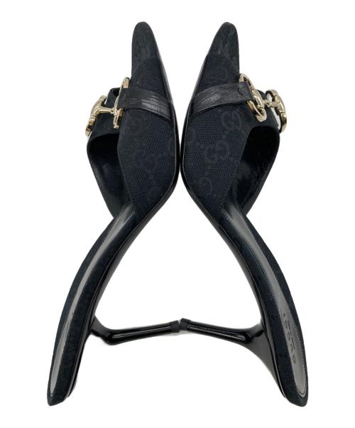 GUCCI（グッチ）GUCCI (グッチ) ビットサンダル ブラック サイズ:38の古着・服飾アイテム