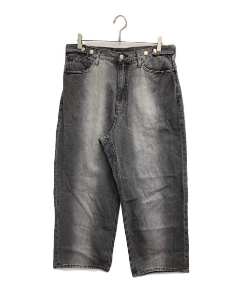 X-LARGE（エクストララージ）X-LARGE (エクストララージ) FADED BAGGY DENIM PANTS グレー サイズ:34の古着・服飾アイテム