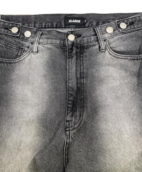 X-LARGE（エクストララージ）X-LARGE (エクストララージ) FADED BAGGY DENIM PANTS グレー サイズ:34の古着・服飾アイテム