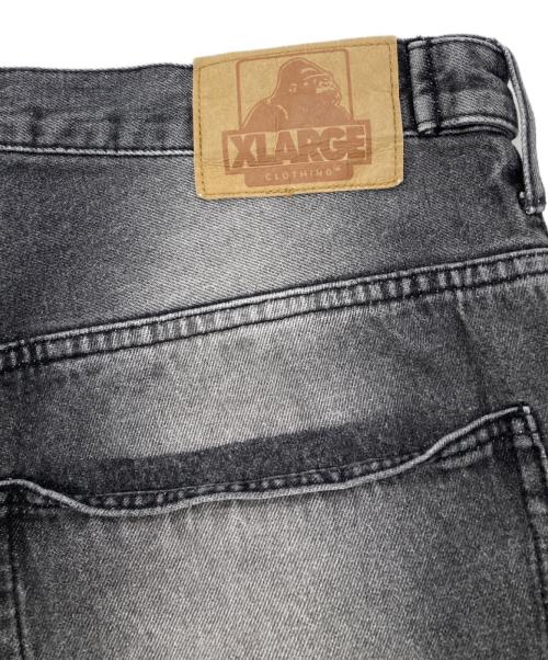 X-LARGE（エクストララージ）X-LARGE (エクストララージ) FADED BAGGY DENIM PANTS グレー サイズ:34の古着・服飾アイテム