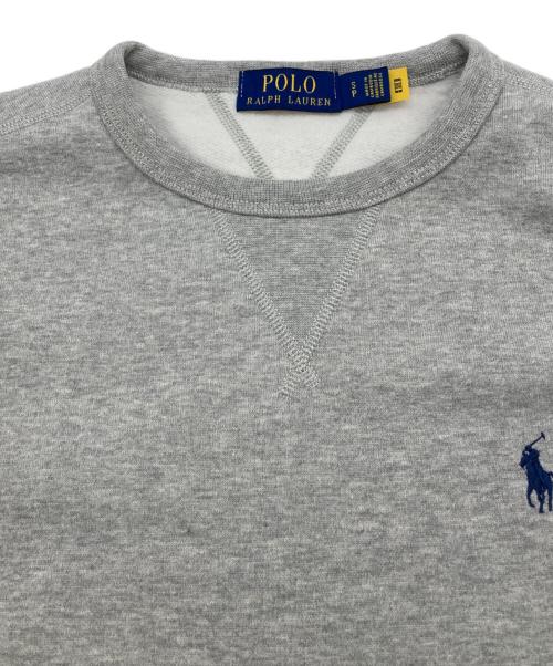 POLO RALPH LAUREN（ポロ・ラルフローレン）POLO RALPH LAUREN (ポロ・ラルフローレン) クルーネック スウェットシャ グレー サイズ:Sの古着・服飾アイテム