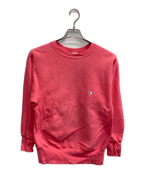 Champion REVERSE WEAVE（チャンピオン リバース ウィーブ）Champion REVERSE WEAVE (チャンピオン リバース ウィーブ) 90’Sスウェット ピンク サイズ:Mの古着・服飾アイテム