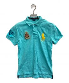 POLO RALPH LAUREN（ポロ・ラルフローレン）の古着「ビッグポニーポロシャツ」｜ティファニーブルー