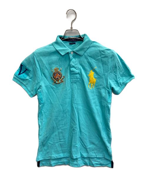 POLO RALPH LAUREN（ポロ・ラルフローレン）POLO RALPH LAUREN (ポロ・ラルフローレン) ビッグポニーポロシャツ ティファニーブルー サイズ:Sの古着・服飾アイテム