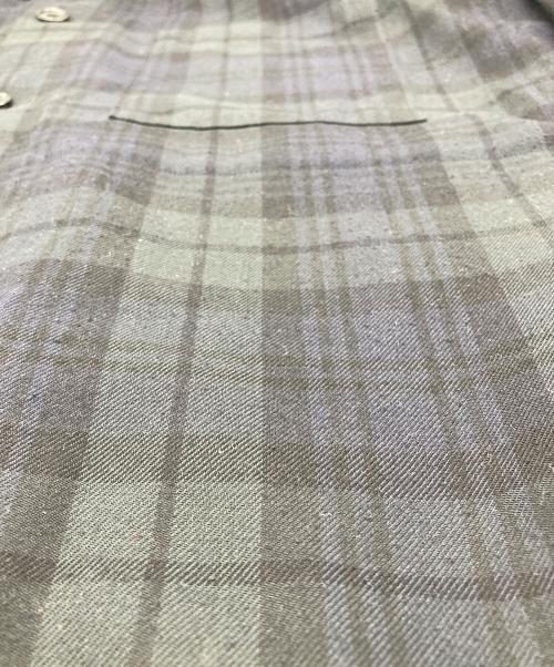 Traditional Weatherwear（トラディショナルウェザーウェア）Traditional Weatherwear (トラディショナルウェザーウェア) 長袖シャツ グリーン×ブラック サイズ:Mの古着・服飾アイテム