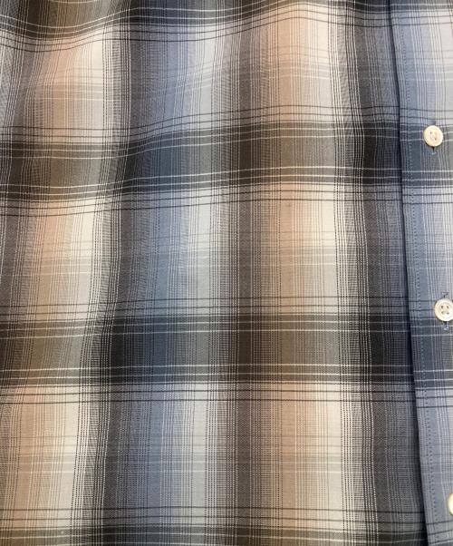 AURALEE（オーラリー）AURALEE (オーラリー) SUPER LIGHT WOOL CHECK SHIRTS ブラウン サイズ:4の古着・服飾アイテム