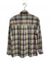 AURALEE (オーラリー) SUPER LIGHT WOOL CHECK SHIRTS ブラウン サイズ:4：18000円