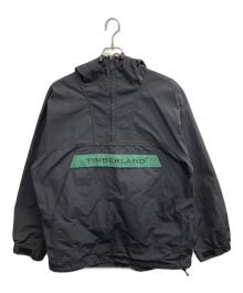 Timberland（ティンバーランド）の古着「フロントロゴアノラックパーカー」｜ブラック