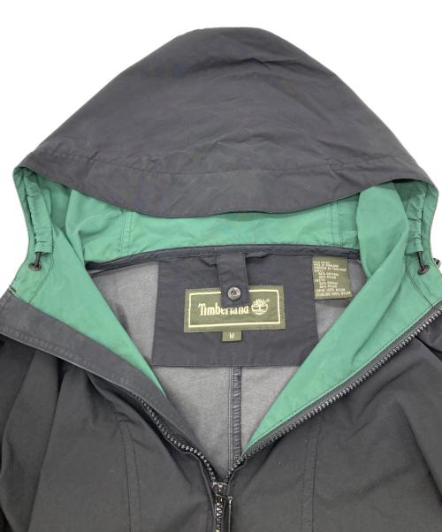 Timberland（ティンバーランド）Timberland (ティンバーランド) フロントロゴアノラックパーカー ブラック サイズ:Mの古着・服飾アイテム