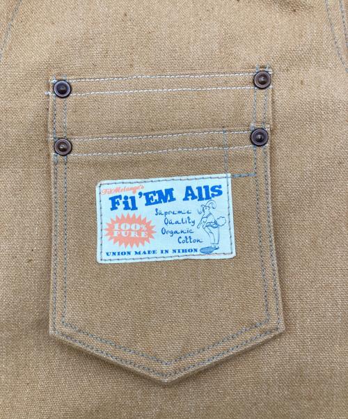 Fil EM Alls（フィルエムオールズ）Fil EM Alls (フィルエムオールズ) カバーオール ブラウン サイズ:4の古着・服飾アイテム