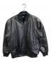 FRANCO COLLEZIONI（フランコ コレッツィオーニ）の古着「ラムレザーブルゾン」｜ブラック