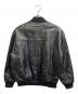 FRANCO COLLEZIONI (フランコ コレッツィオーニ) ラムレザーブルゾン ブラック サイズ:L：5000円