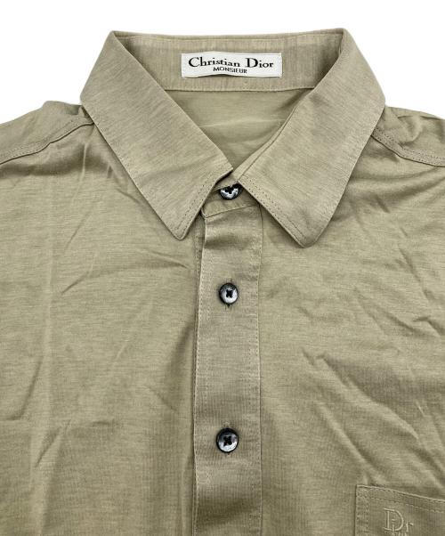 Christian Dior MONSIEUR（クリスチャンディオールムッシュ）Christian Dior MONSIEUR (クリスチャンディオールムッシュ) ポロシャツ ベージュ サイズ:Mの古着・服飾アイテム