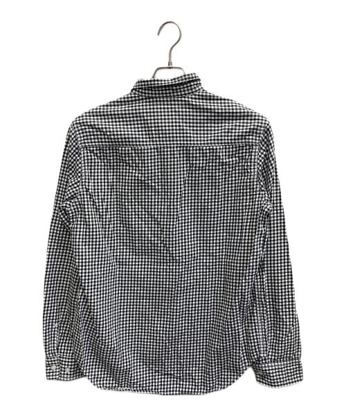 stussy（ステューシー）stussy (ステューシー) チェックシャツ ブラック×ホワイト サイズ:Mの古着・服飾アイテム